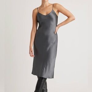 NEW W/ TAGS Silk Midi Slip Dress
